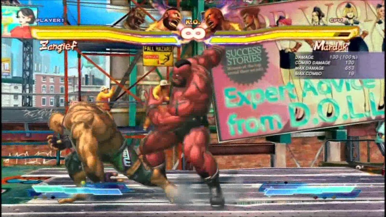 SfxT - King & Zangief Combo's