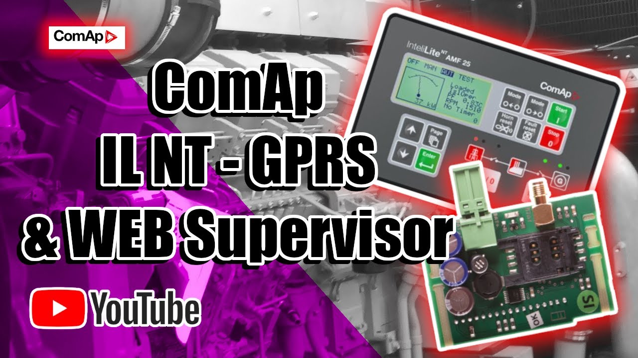 ComAp Monitoring IL NT GPRS and WebSupervisor