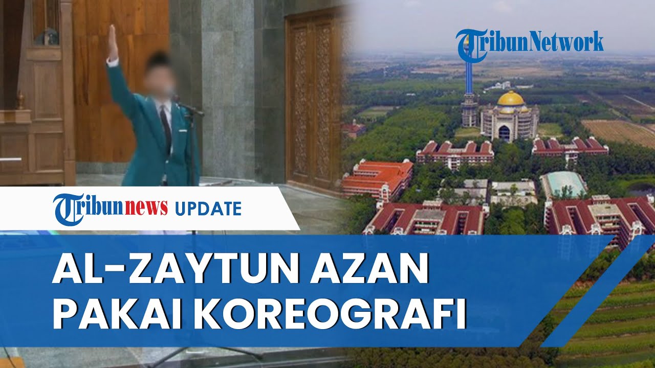 BERBEDA! Siswa Ponpes Al Zaytun Azan Salat Jumat Pakai Koreografi, Panji Gumilang Tak Terlihat