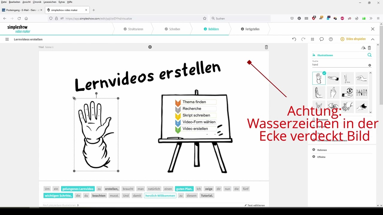 Lernvideos erstellen:  Mysimpleshow Tutorial