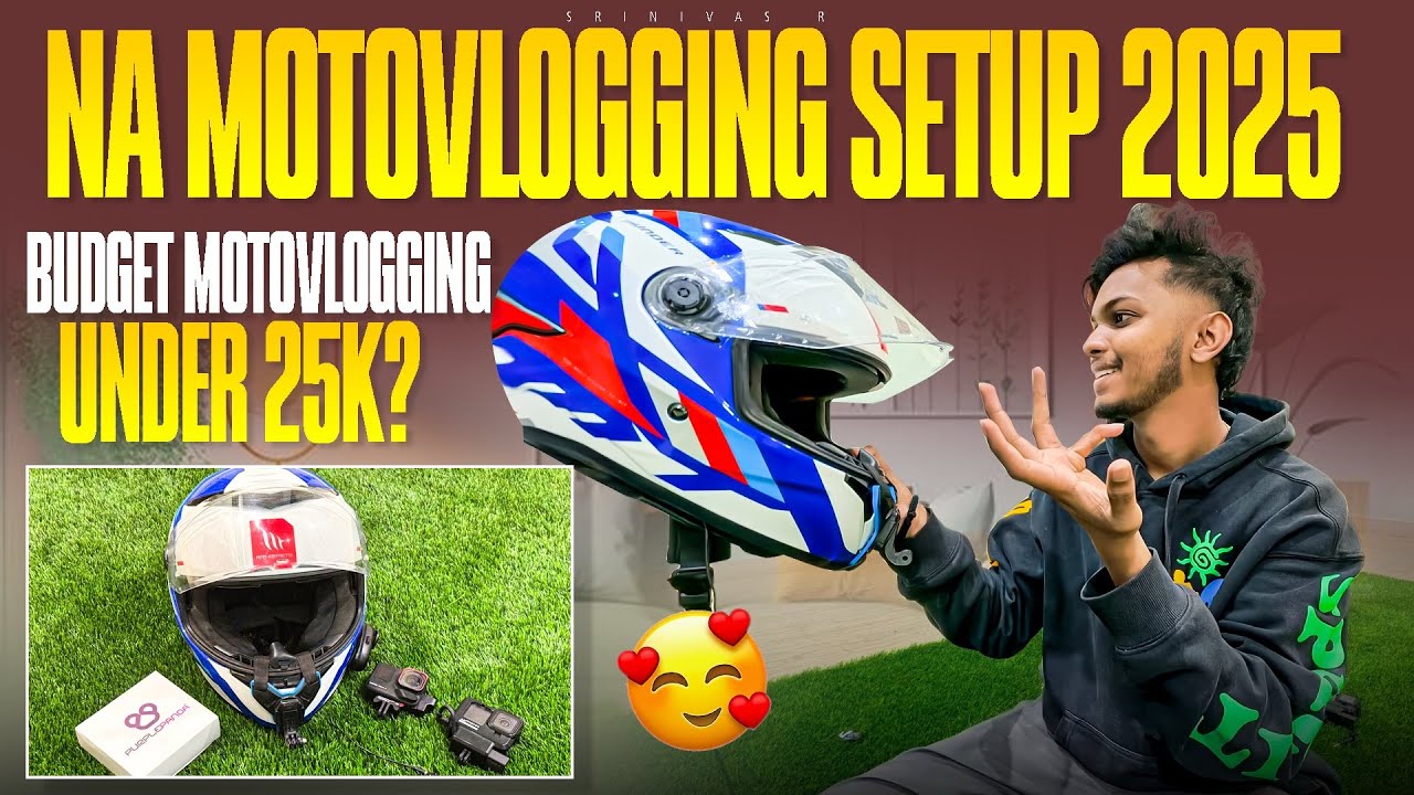 Helmet Setup for Vlogging in Telugu | Srinivas R