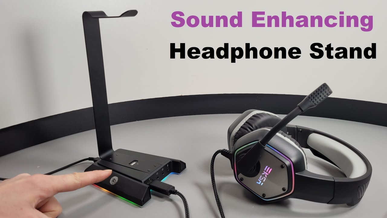 EKSA W1 RGB 7.1 Surround Sound Enhancing Gaming Headset Stand Review
