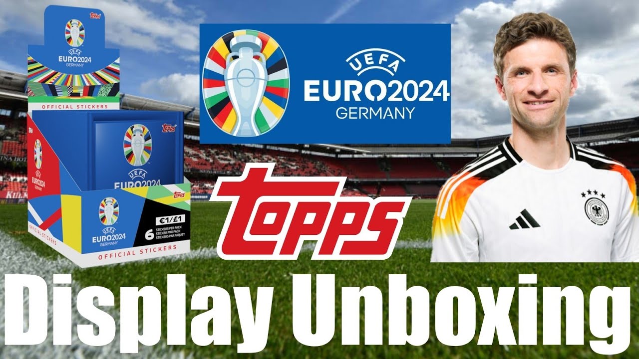 OMG!😱 Ich öffne 100 Stickertüten der Topps Uefa Euro 2024 Sticker!😍