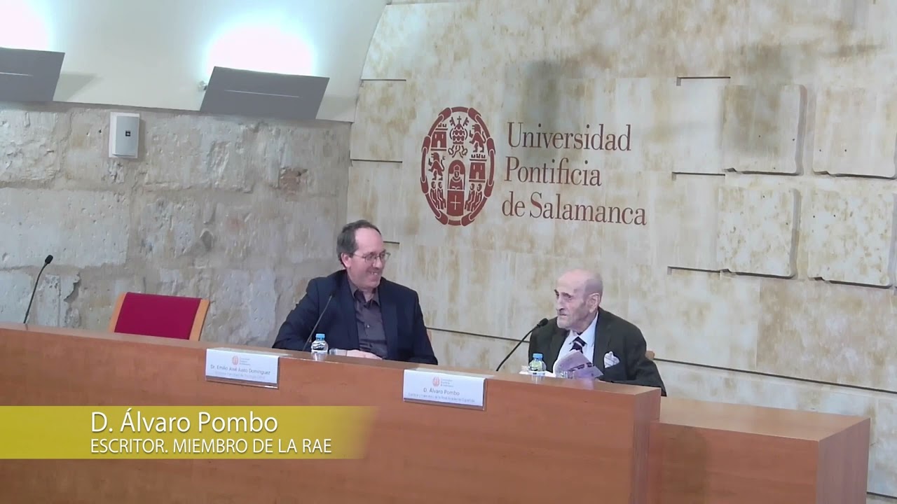 1. Conferencia de D. Álvaro Pombo 'De la poesía a la teología'. Cátedra San Pedro Poveda