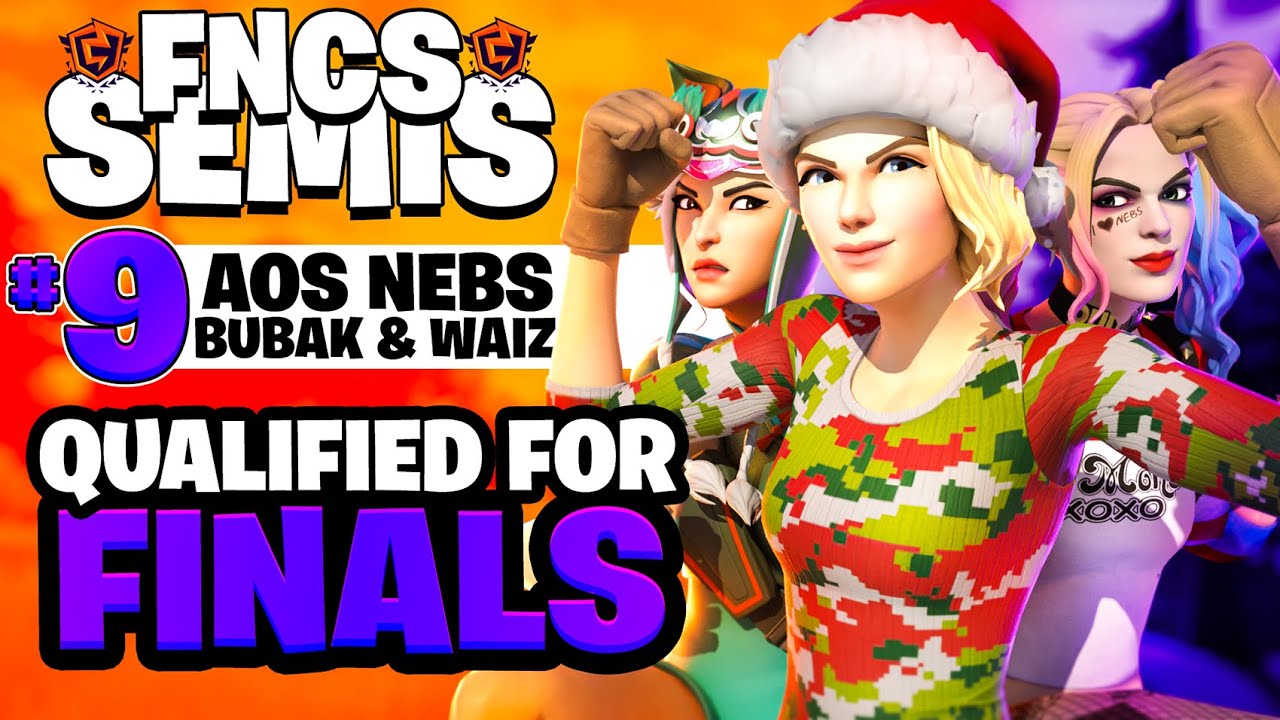 9TH PLACE in FNCS SEMI‐FINALS! 🏆 w/ Bubak & Waiz | AOS Nebs