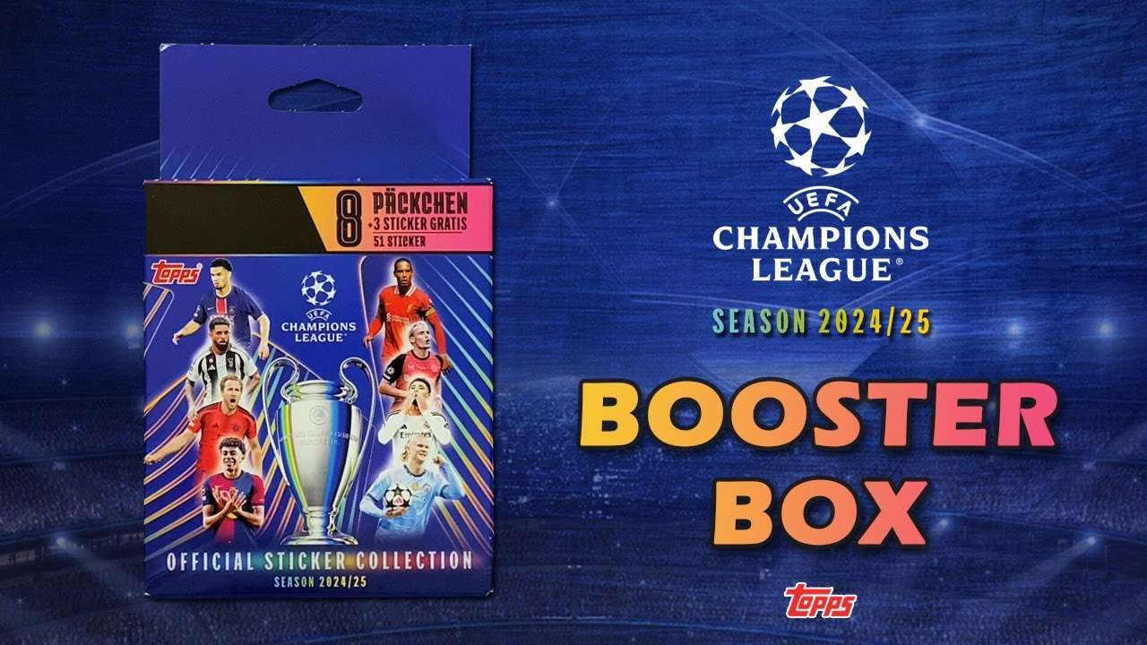 TOPPS UEFA Champions League 2024/25 Sticker - BOOSTER BOX