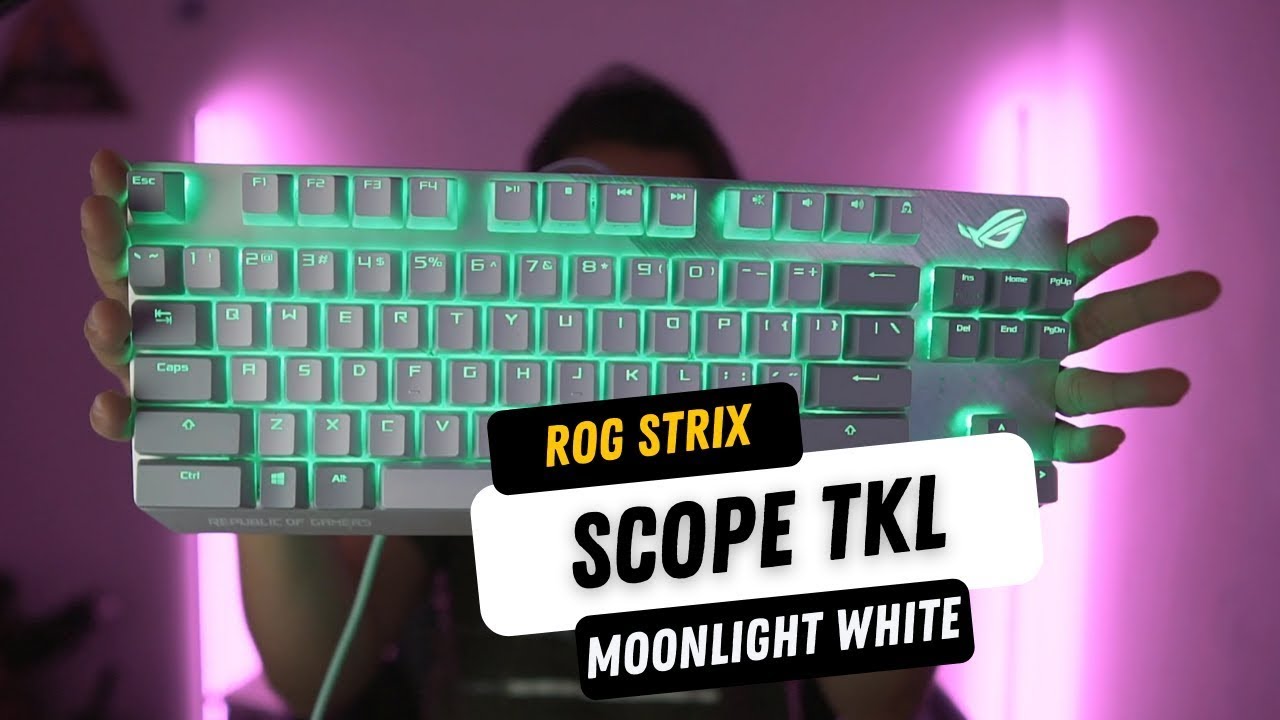 BEST MECHA KEYBOARD 2022 Rog Strix Scope NX TKL Moonlight White REVIEW!