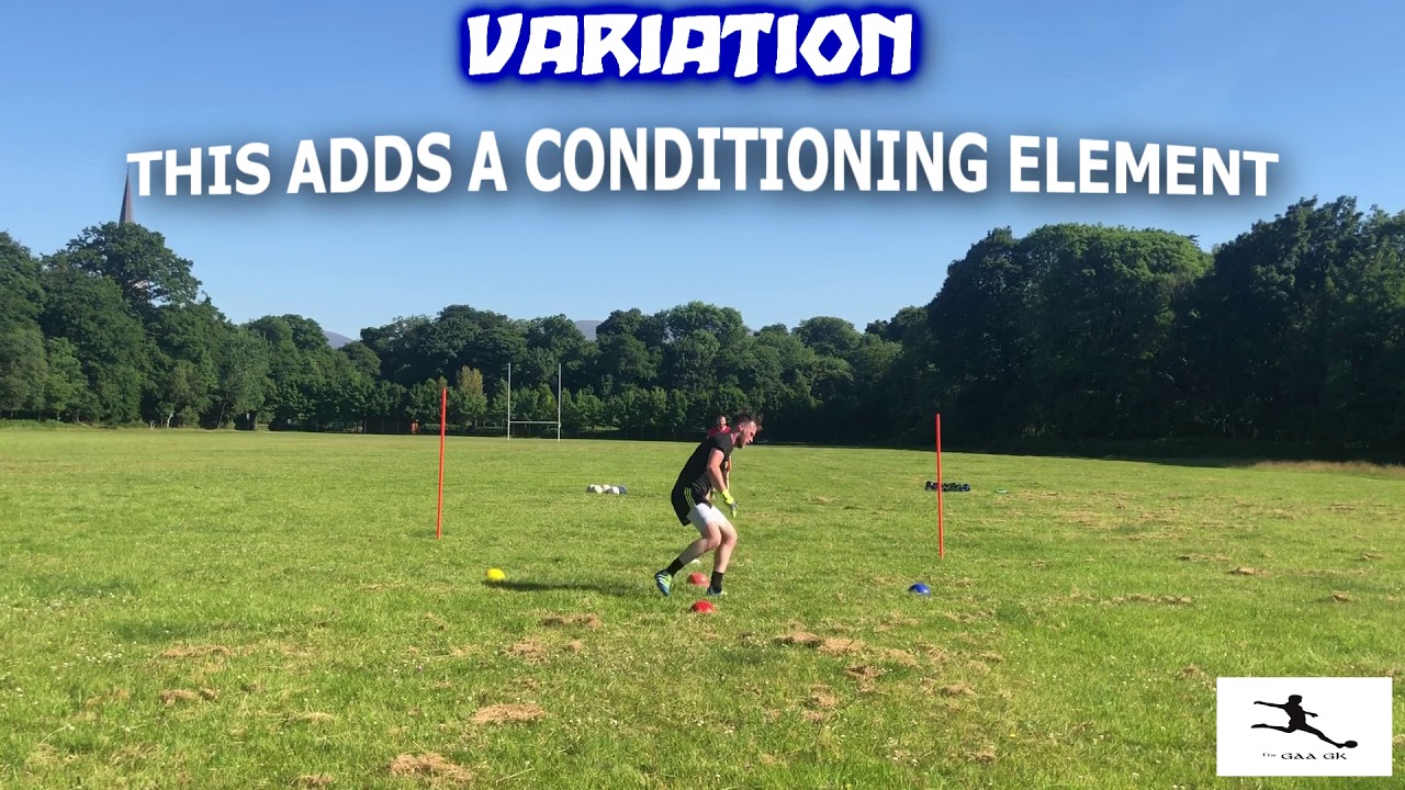GAA GK #44 Diamond Cone Footwork/Conditioning Drill