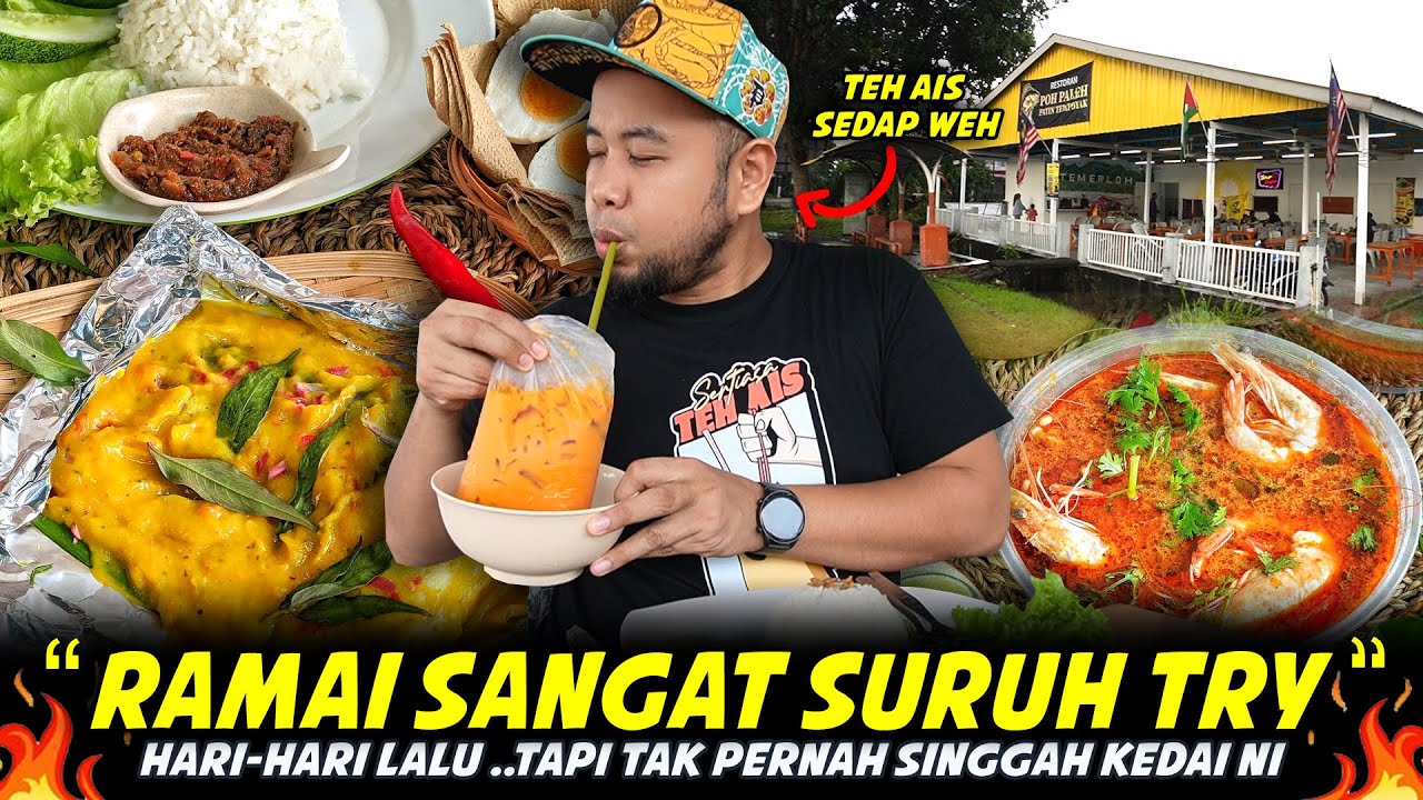 APESAL RAMAI SANGAT SURUH DATANG SINI..Sikit Lagi Nak Makan Dalam Banjir..Terjah POH PALEH TEMPOYAK