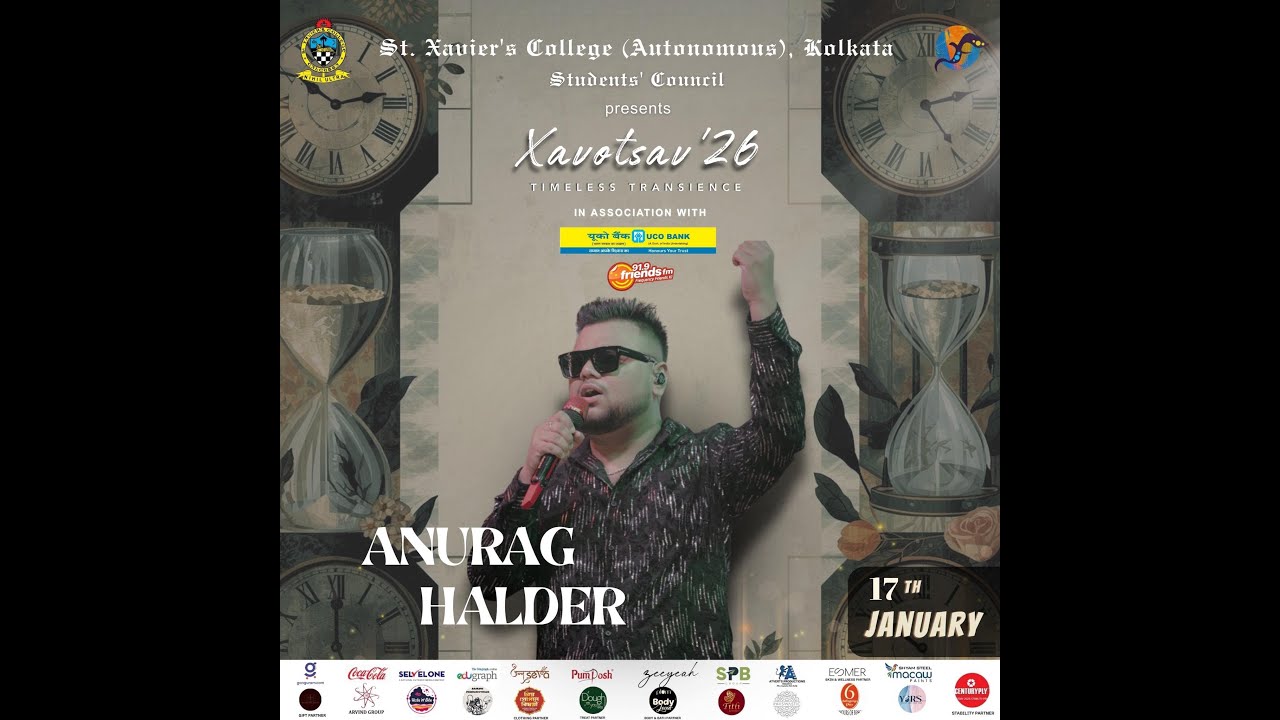 Anurag Halder Live | Xavotsav'26, St. Xavier's College (Autonomous), Kolkata
