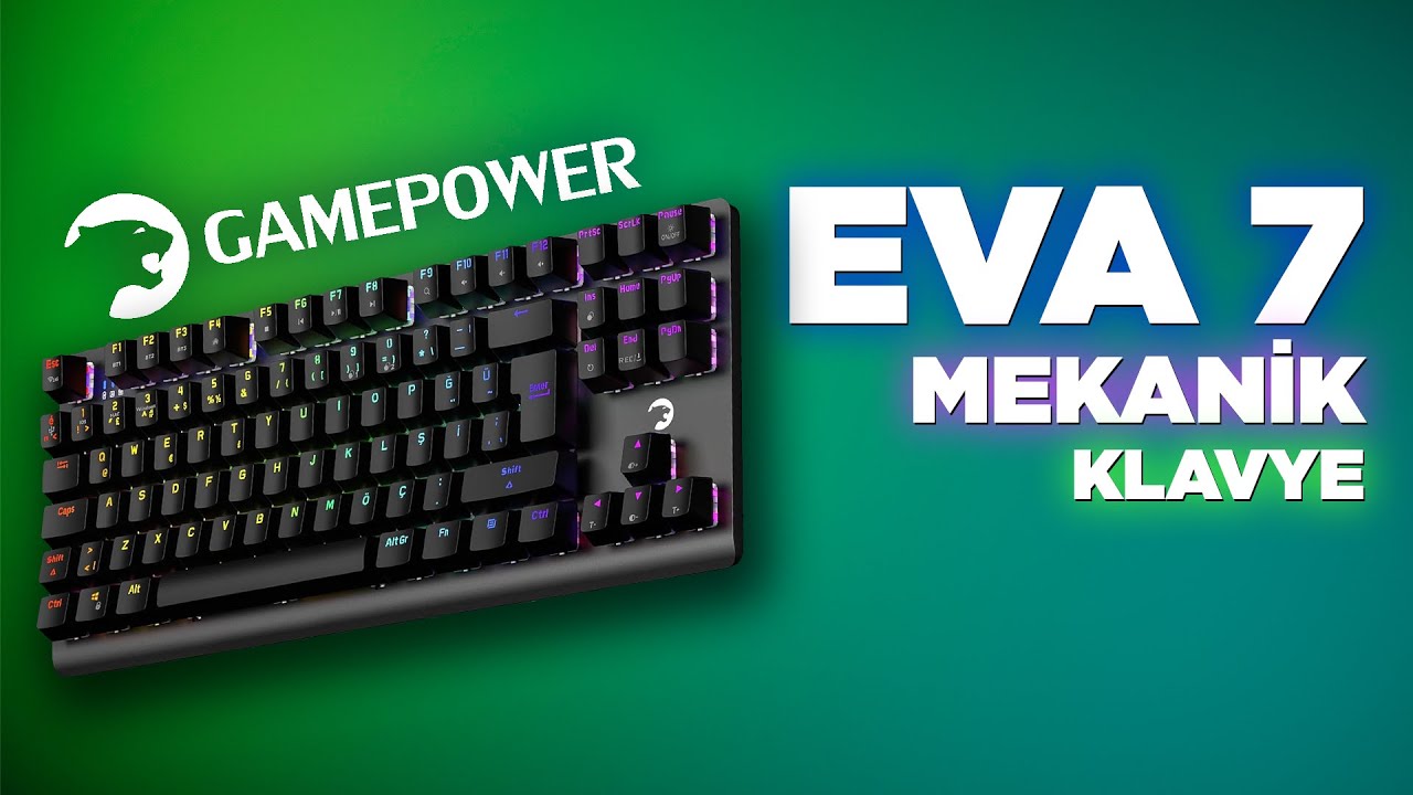 EN UCUZ MEKANİK KLAVYE !! Gamepower Eva 7 Red Switch İnceleme