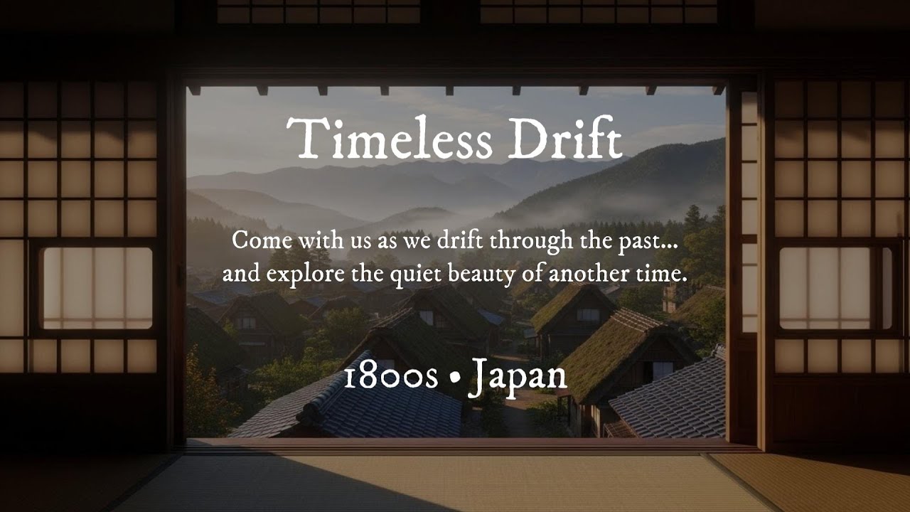 1800s Japan | Ambient Music for Deep Focus, Study & Calm Work #calmmusic  #ambientmusic