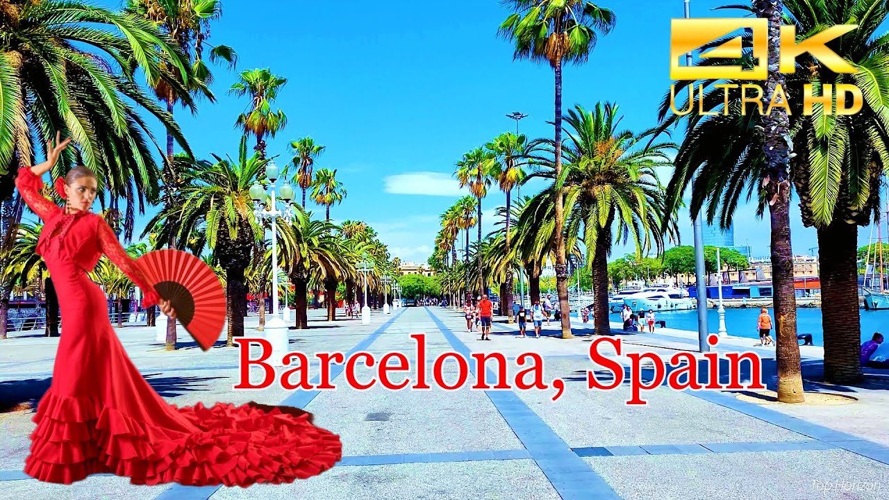 Stunning 4K Views of Barcelona, Spain