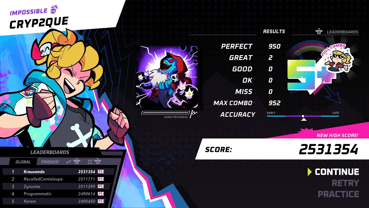 Rift of the NecroDancer - Crypt2que (Impossible) - FULL COMBO (2,531,354)