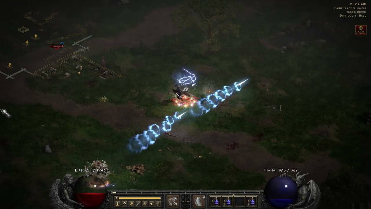 Kimsulki84 - D2R Ladder Blade Sin PvP Sample - Blade Sin vs Trapper, Nec, Windy