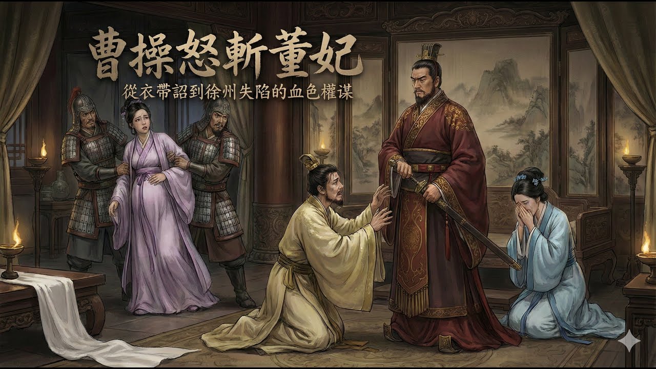 三國演義新講 第 24 回 曹操怒斬董妃：從衣帶詔到徐州失陷的血色權謀