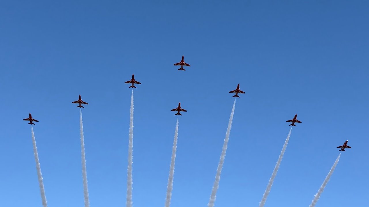 The Red Arrows Arrive in Blackpool ✈️✈️✈️