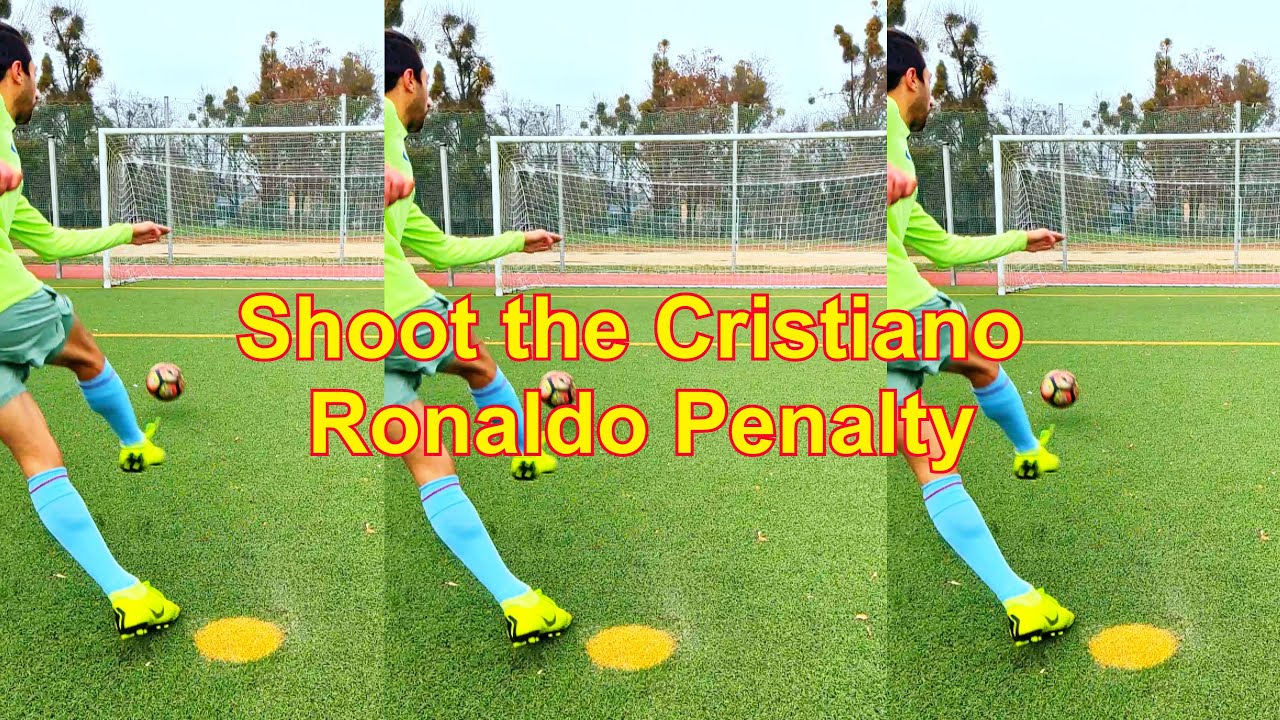 How to Shoot a Cristiano Ronaldo Penalty Tutorial/ How to Kick a Penalty like Ronaldo CR7