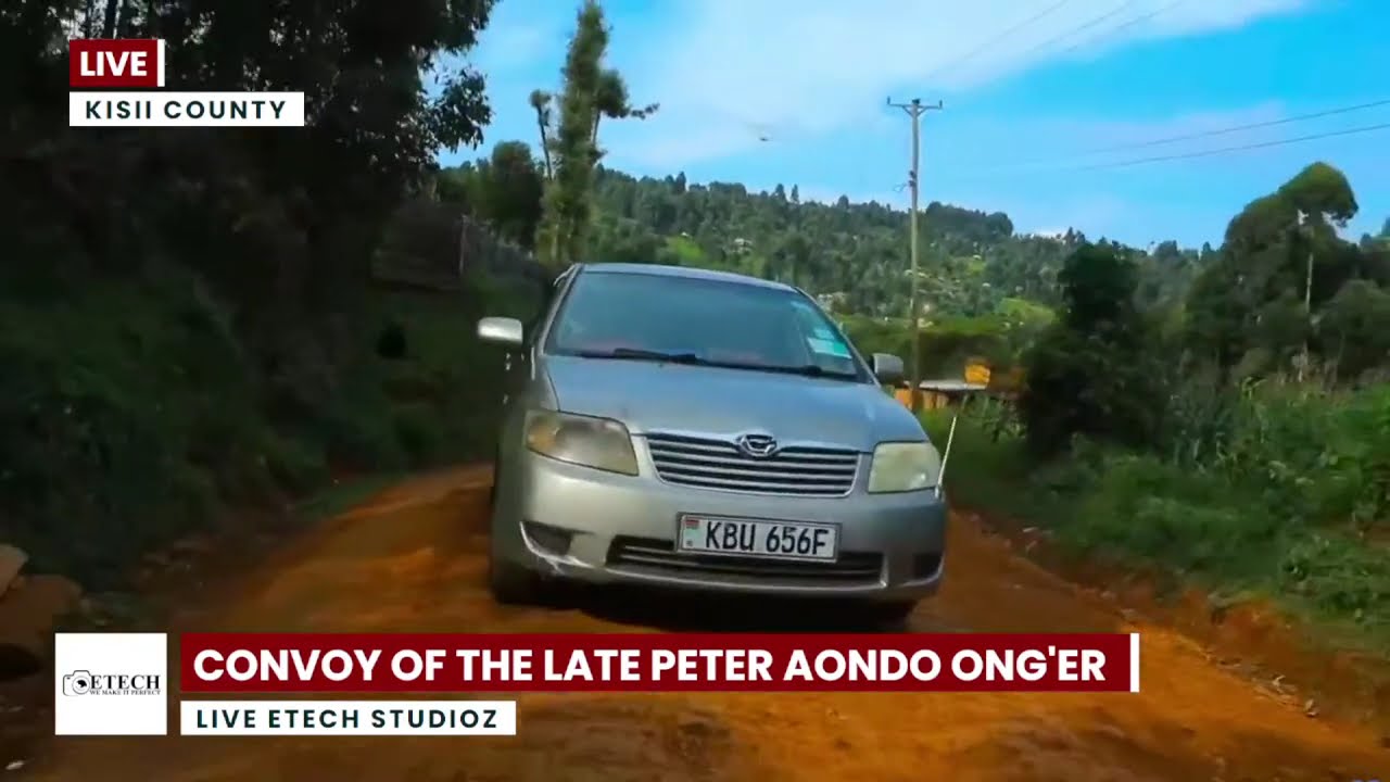 PROCESSIONAL CONVOY IN HONOUR AND FINAL TRIBUTE TO THE LATE PETER