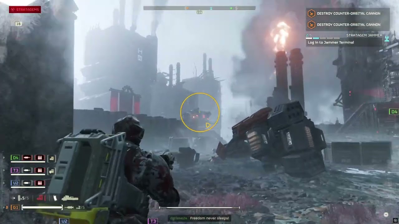 Helldivers 2 game play!!!!  The Battle for Cyberstan begins!!!!  FOR DEMOCRACY!!!!!
