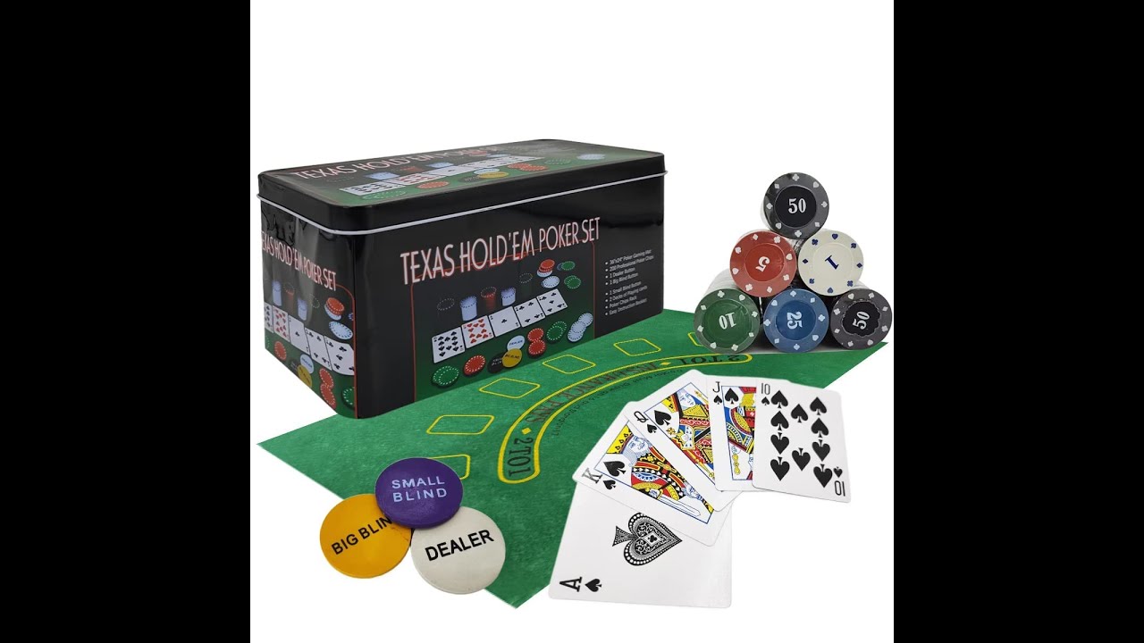 Unboxing Texas Hold'Em Poker Set