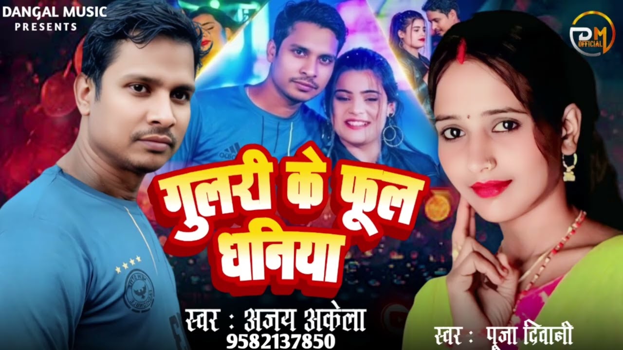 गुलरी के फूल धनिया सिंगर अजय अकेला बस्ती  पूजा दीवानी gulri ke phool dhaniya superhit lokgeet 2026 