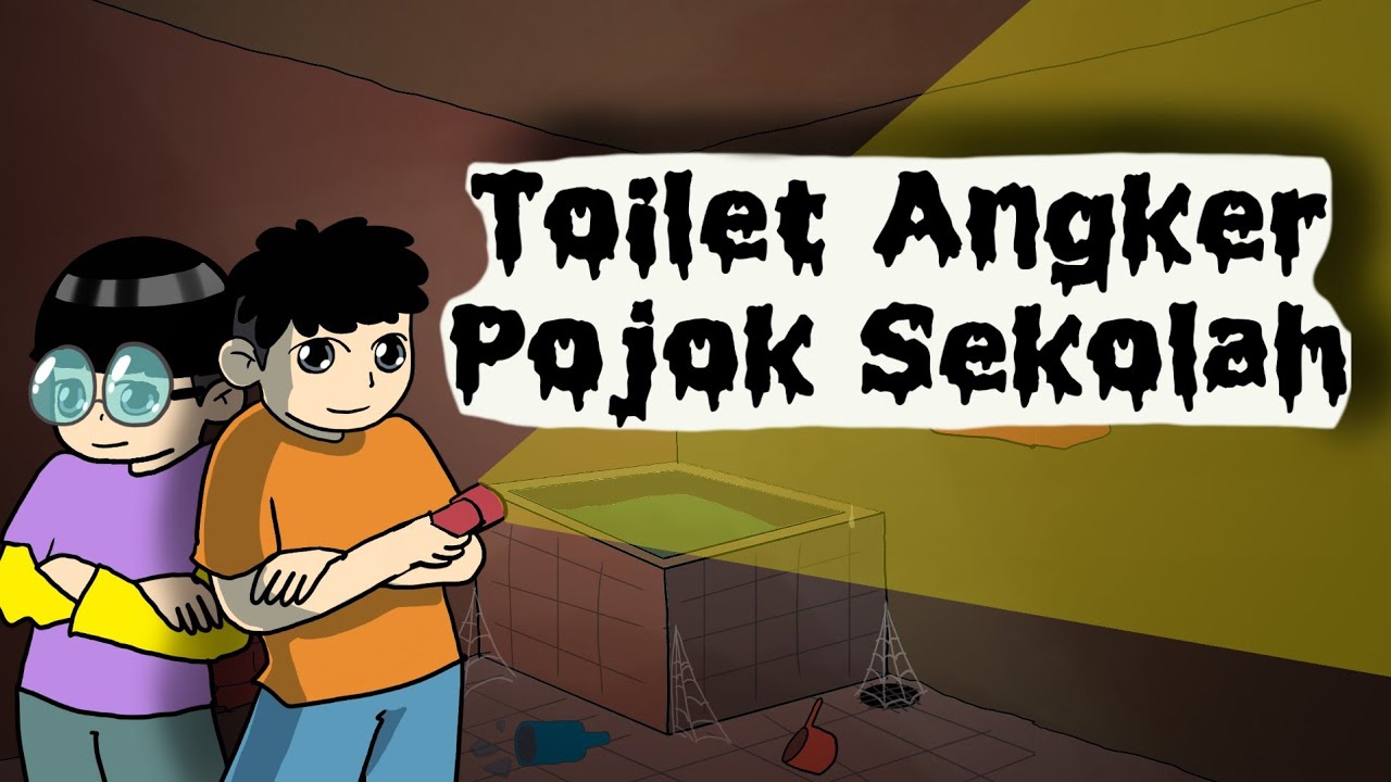 TOILET ANGKER POJOK SEKOLAH | KARTUN LUCU HOROR INDONESIA