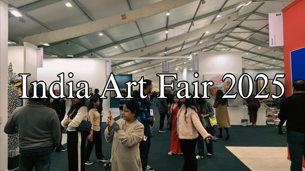 India Art Fair 2025 Art vlog!! (4000 Artworks)✨️🎨
