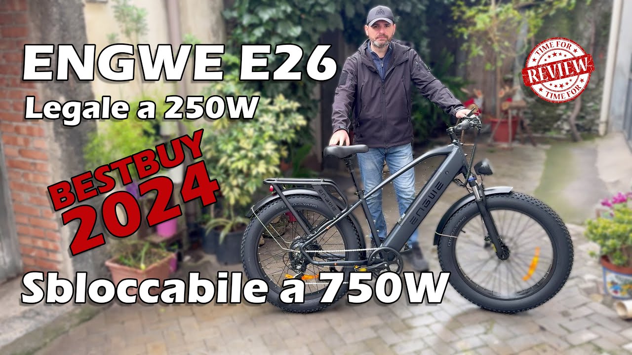 Engwe E26 - la migliore Bici elettrica del 2024 - Legale e sbloccabile