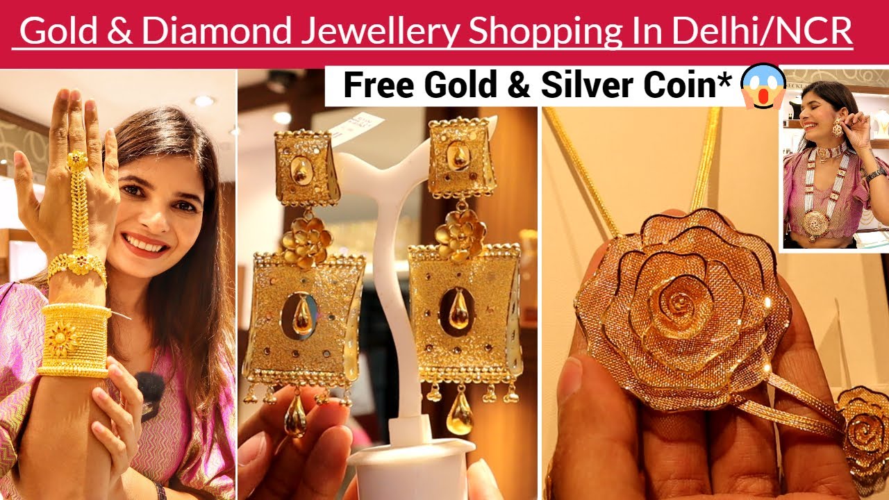 Gold & Diamond Jewellery Shopping At PC Chandra Jewellers | Bridal Choker Set & Rings| Delhi NCR