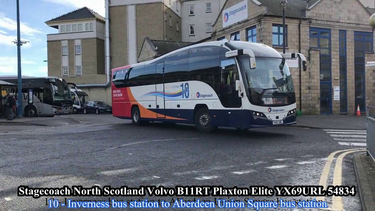 Buses at Inverness bus station (09/03/2020)