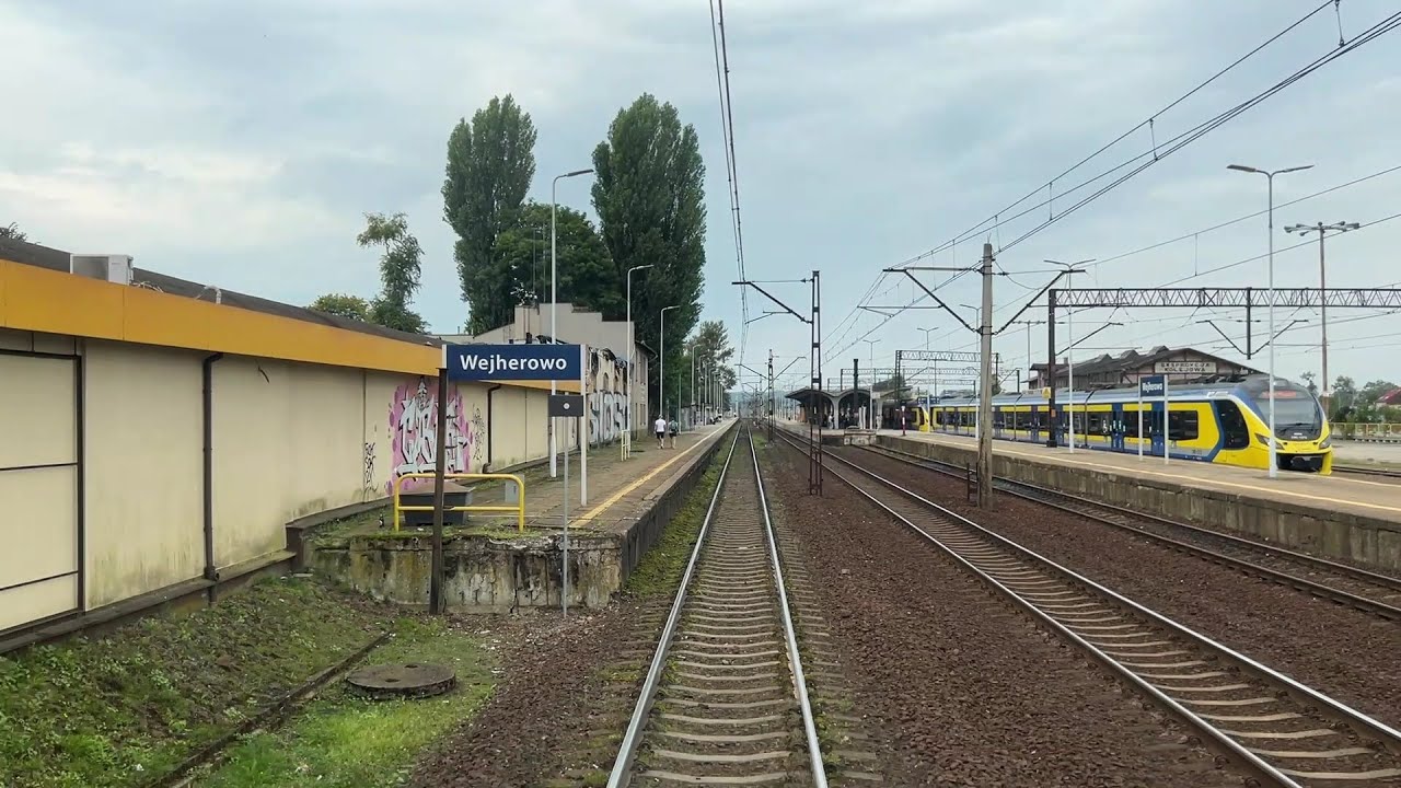 Train InterCity IC 81114 POBRZEŻE Kołobrzeg - Łódź Fabryczna część2 Polska z tyłu pociągu rear view