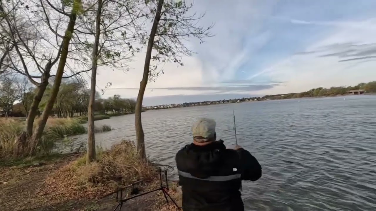 Fishing from the truck when its too cold.