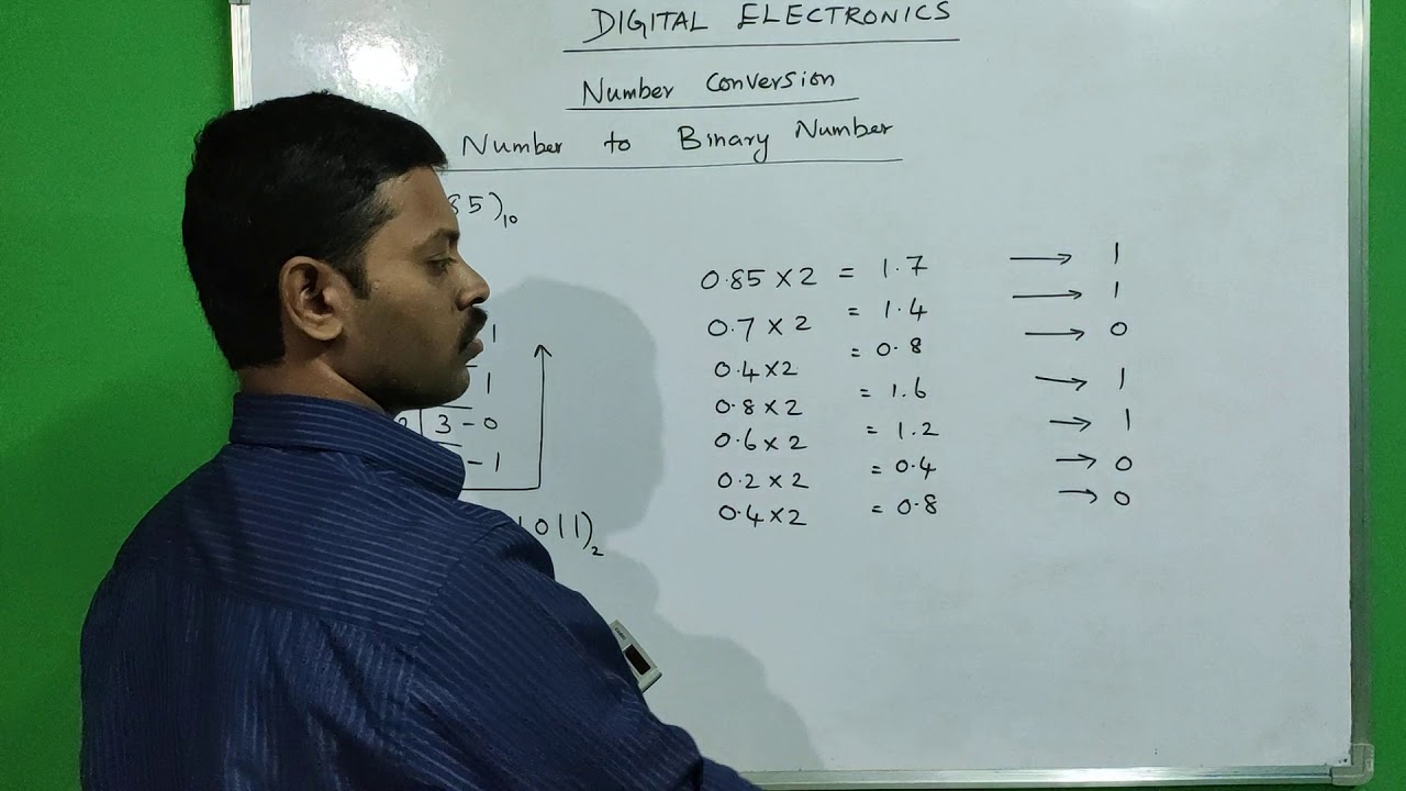 Decimal to binary conversion in tamil