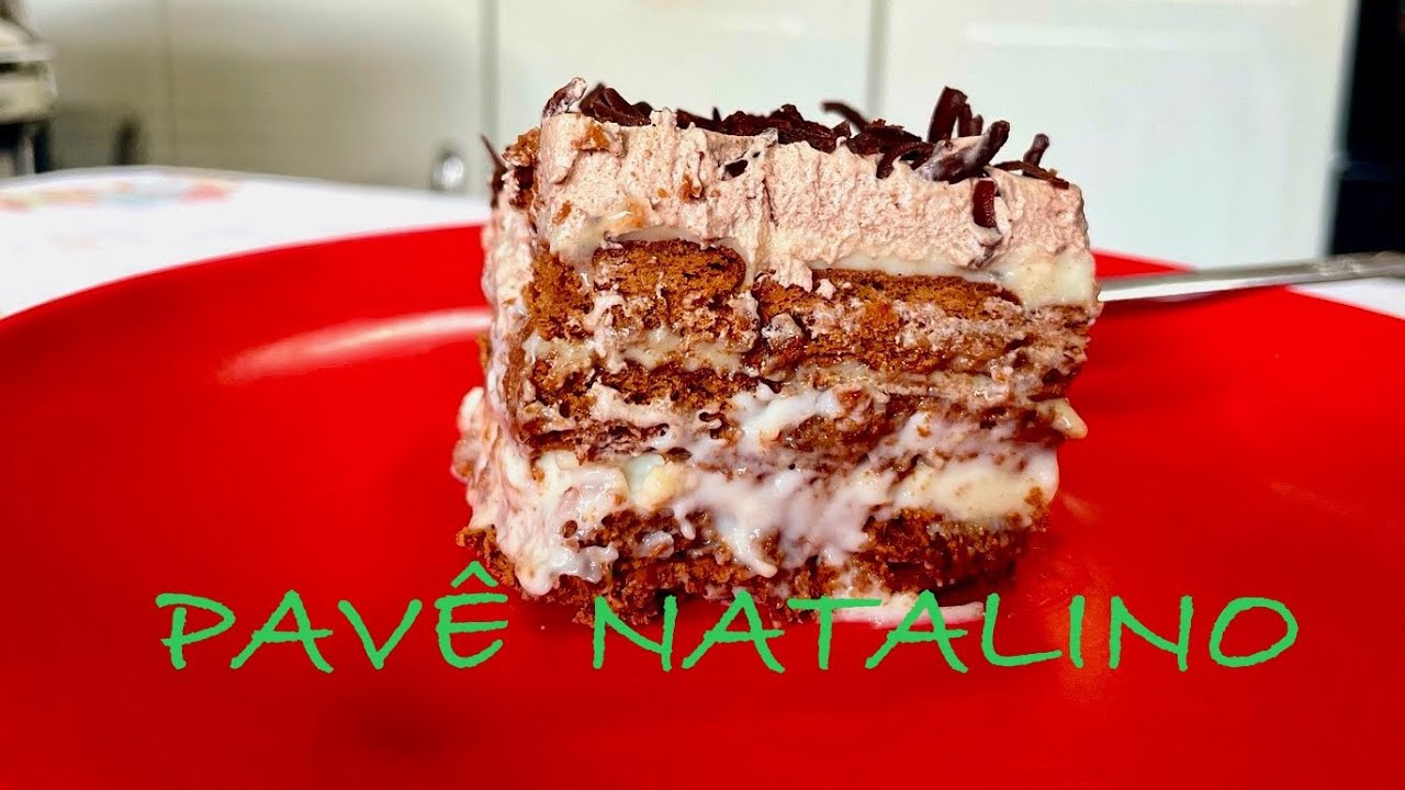 PAVÊ NATALINO ESPECIAL - Sobremesa clássica do Natal 👨‍🍳🎄🎅