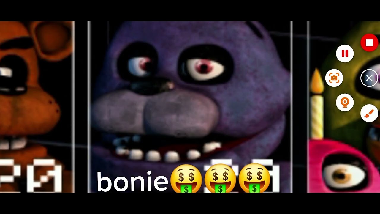 Los nombres de los animatronicos traducidos