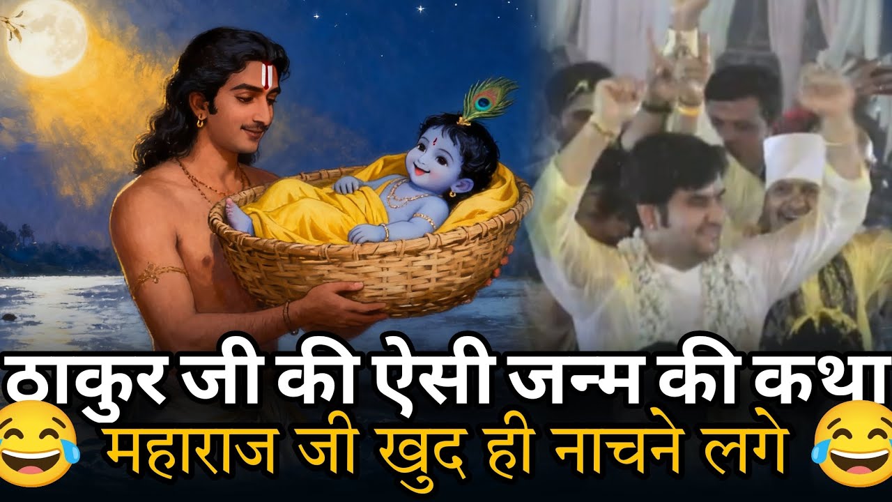 Thakur ji lila by indresh upadhyay ji | Bhagwat Katha | #krishnaleela #indreshji #bhagwat #indreshji