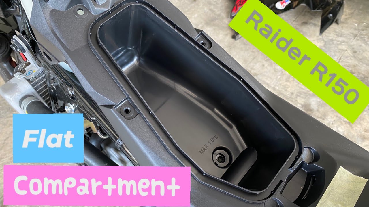 Raider R150 - Upgrade flat compartment
