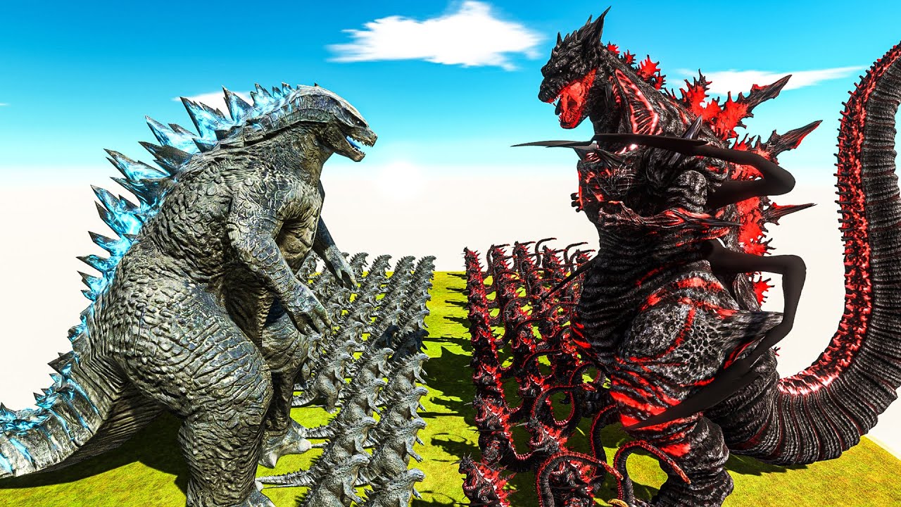 Godzilla 2014 vs Sinister Shin Godzilla Size Comparison