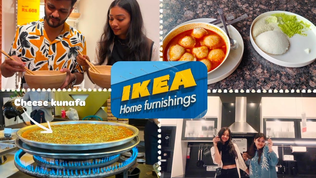 ✨ IKEA Home Furnishings 🛋️ | AMB Mall Shopping 🛍️ | DLF Street Food 😋 | Hyderabad Vlog ✨
