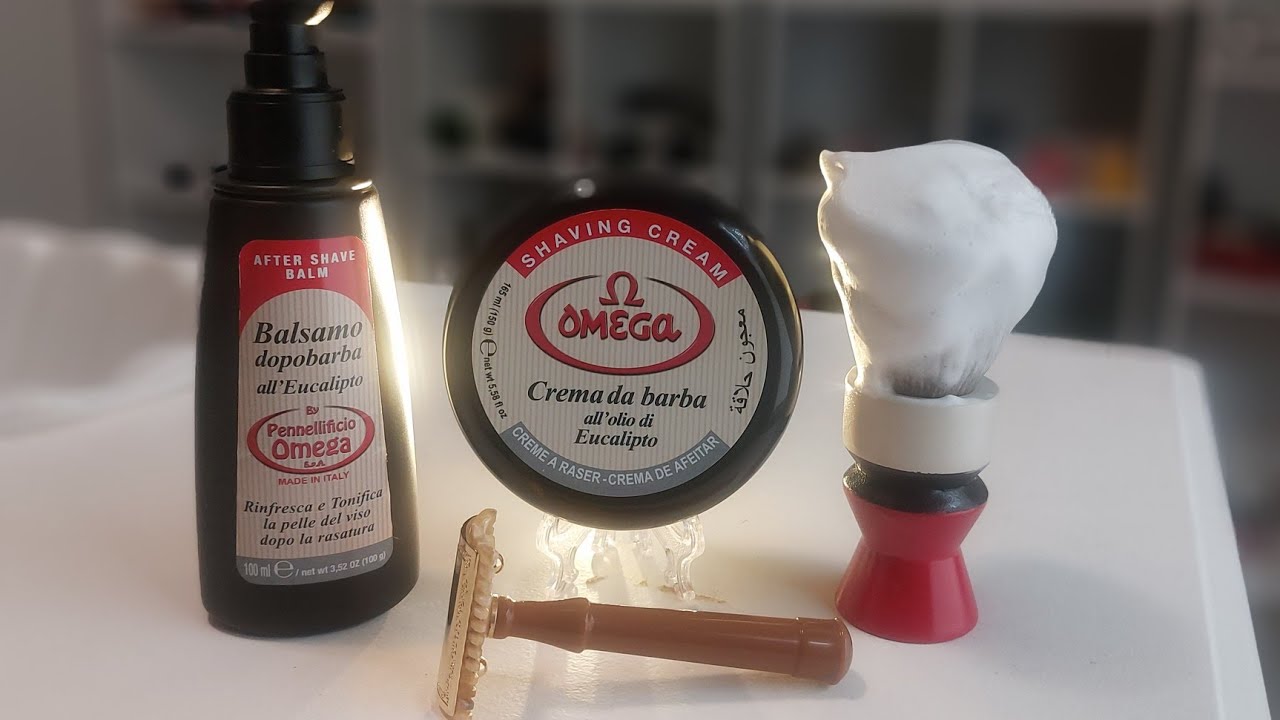 Итальянское бритье. ] Крем для бритья Omega - Артефакт для бритья Phoenix - 3D-печатная кисточка ...