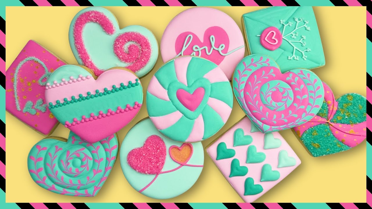 💌Pastel Valentine Cookie Ideas 2026 (w/ Music)~Satisfying Compilation~可愛いバレンタインアイシング✨