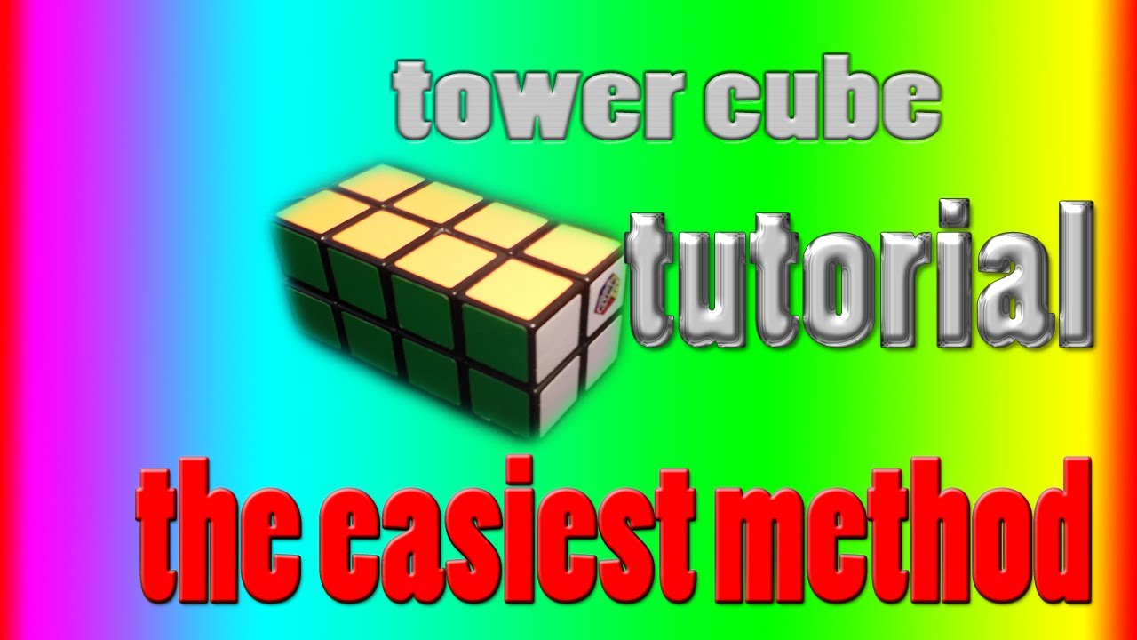 How to solve Rubik's tower cube