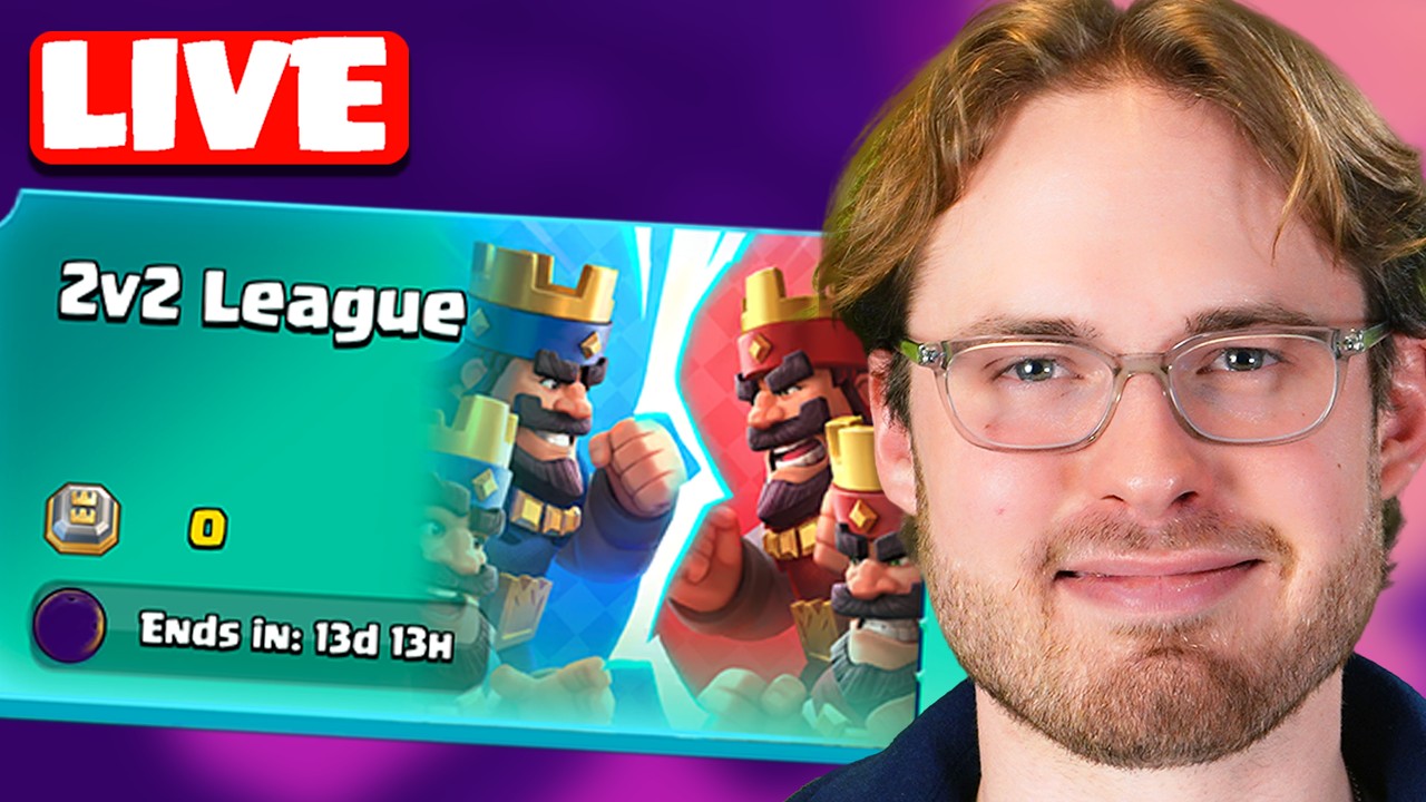 PUSH TO TOP 1 IN 2V2 LEAGUE WITH @Ian77-ClashRoyale