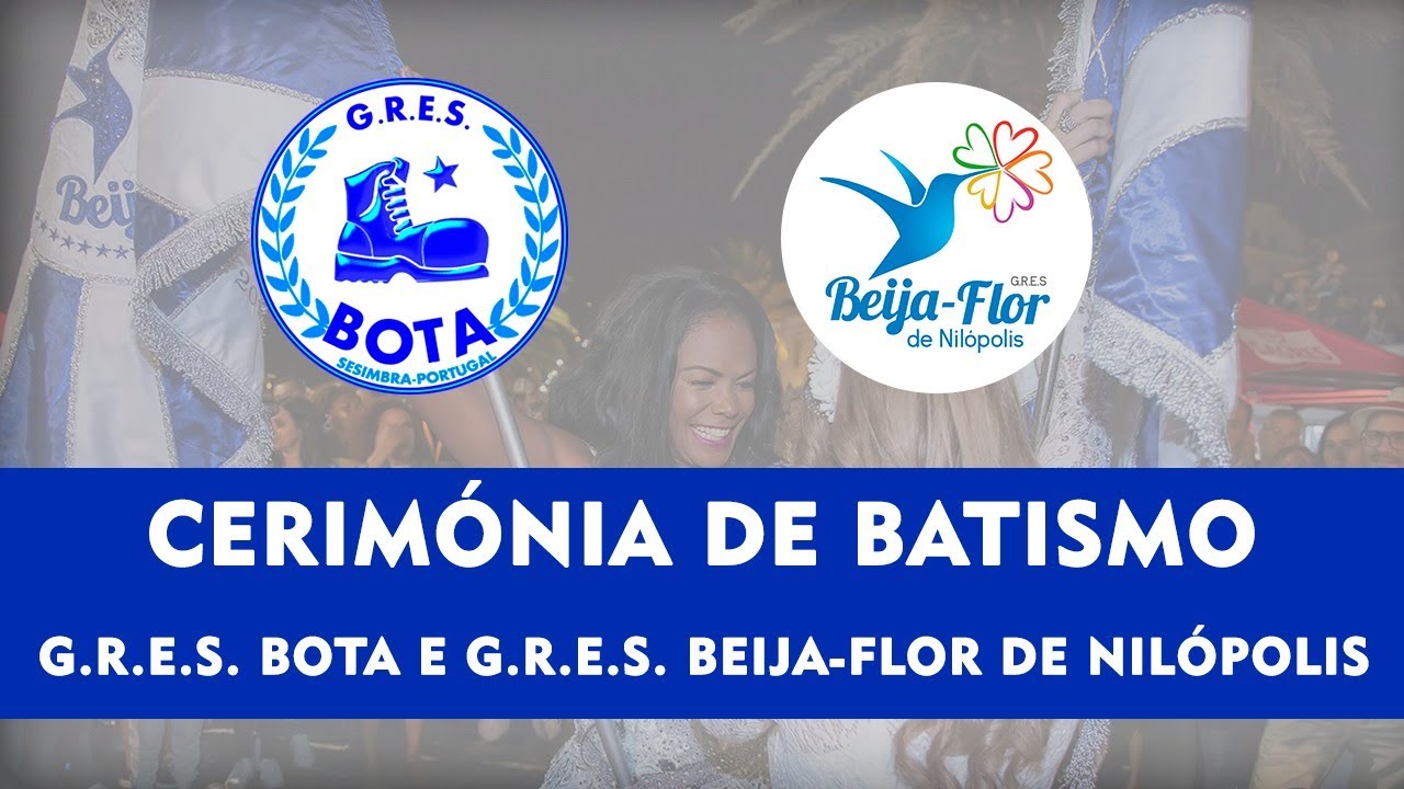 Cerim&oacute;nia de batismo da G.R.E.S. Beija-Flor de Nil&oacute;p&oacute;lis ao G.R.E.S. Bota