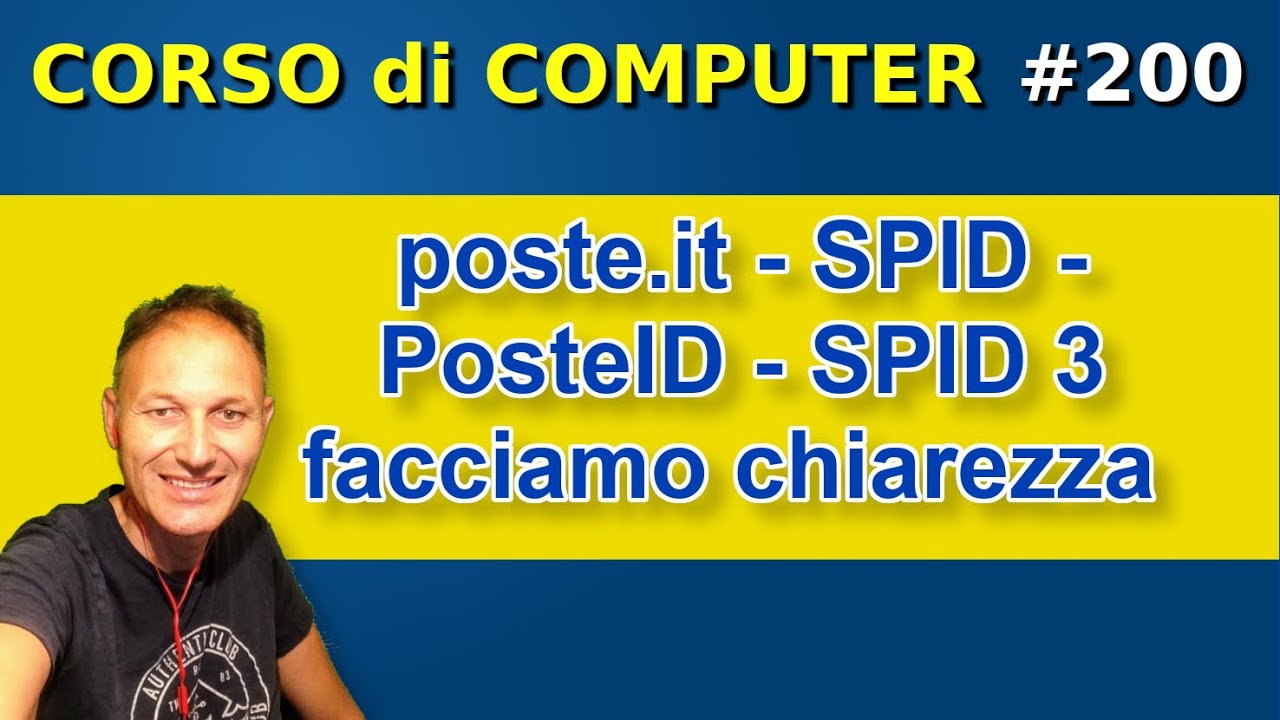 200 poste.it - SPID - PosteID - SPID 3 - facciamo chiarezza | Daniele Castelletti | AssMaggiolina