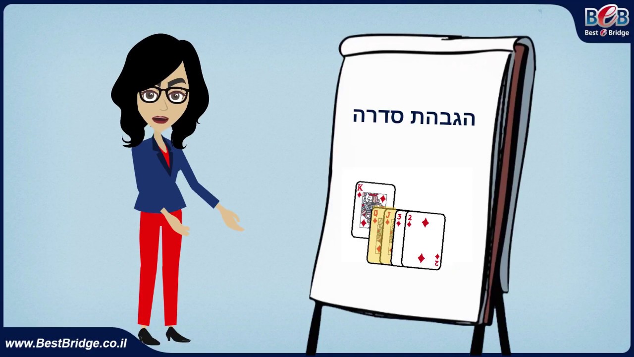 לומדים ברידג' - טכניקת "הגבהת סדרה"