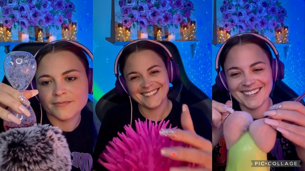 2 Hours of ASMR | Plucking Negativity, Back Scratching, Fishnet, Face Tracing, Car Ride & More