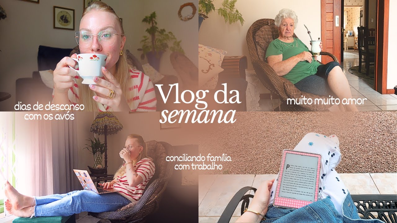 Dias com meus avós, reflexões sobre envelhecer, minhas semi jóias favoritas e muito mais! 💗