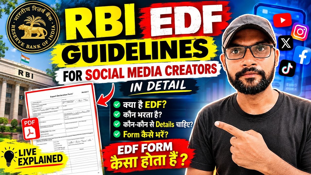 How to fill the EDF form ✅ How to fill EDF form in bank | YouTube creator update #edf #youtubecre...